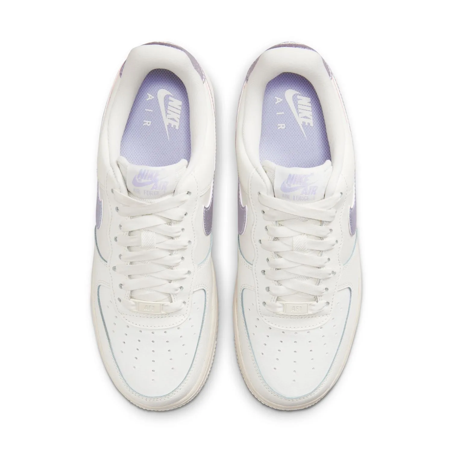 Wmns Air Force 1 '07 Ess 'Metallic Purple' Layered sole Ultra-soft wear