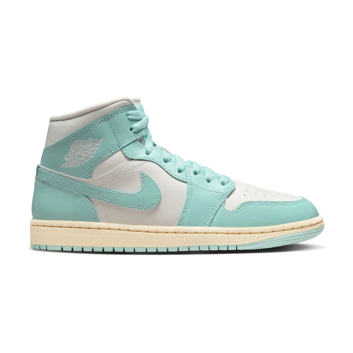 Wmns Air Jordan 1 Mid 'Light Dew Muslin' teenagers' trends