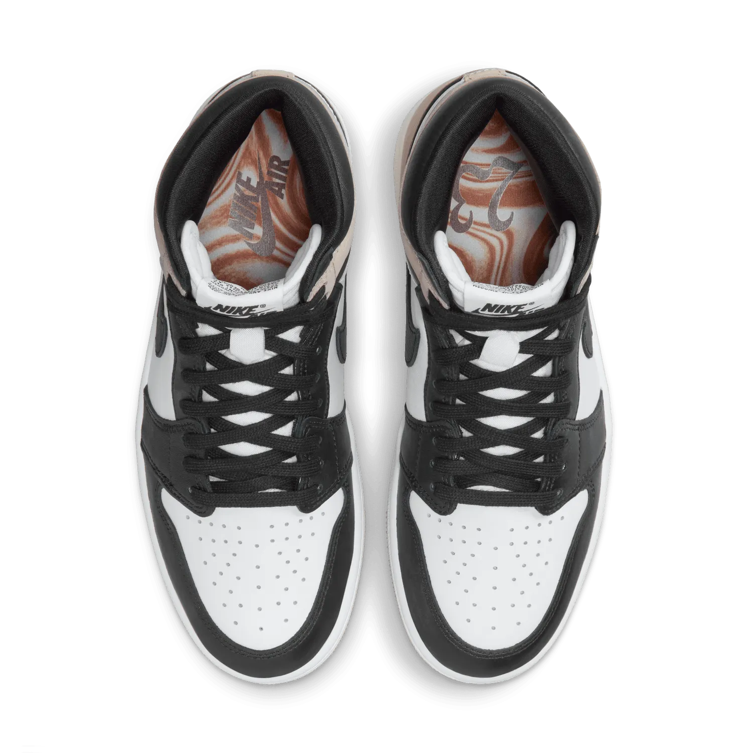 Wmns Air Jordan 1 Retro High 'Latte' Flexible Midsole Construction Optimal flair