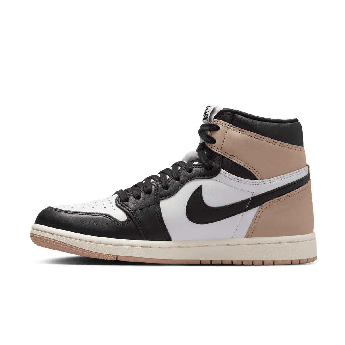 Wmns Air Jordan 1 Retro High 'Latte' tag slip - resistant outsole