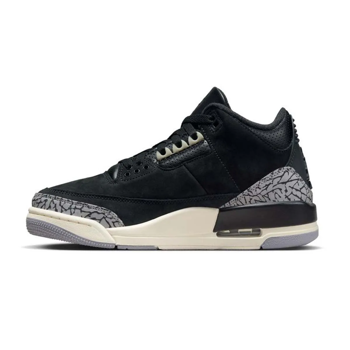 Built-in comfort men Wmns Air Jordan 3 Retro 'Off-Noir'