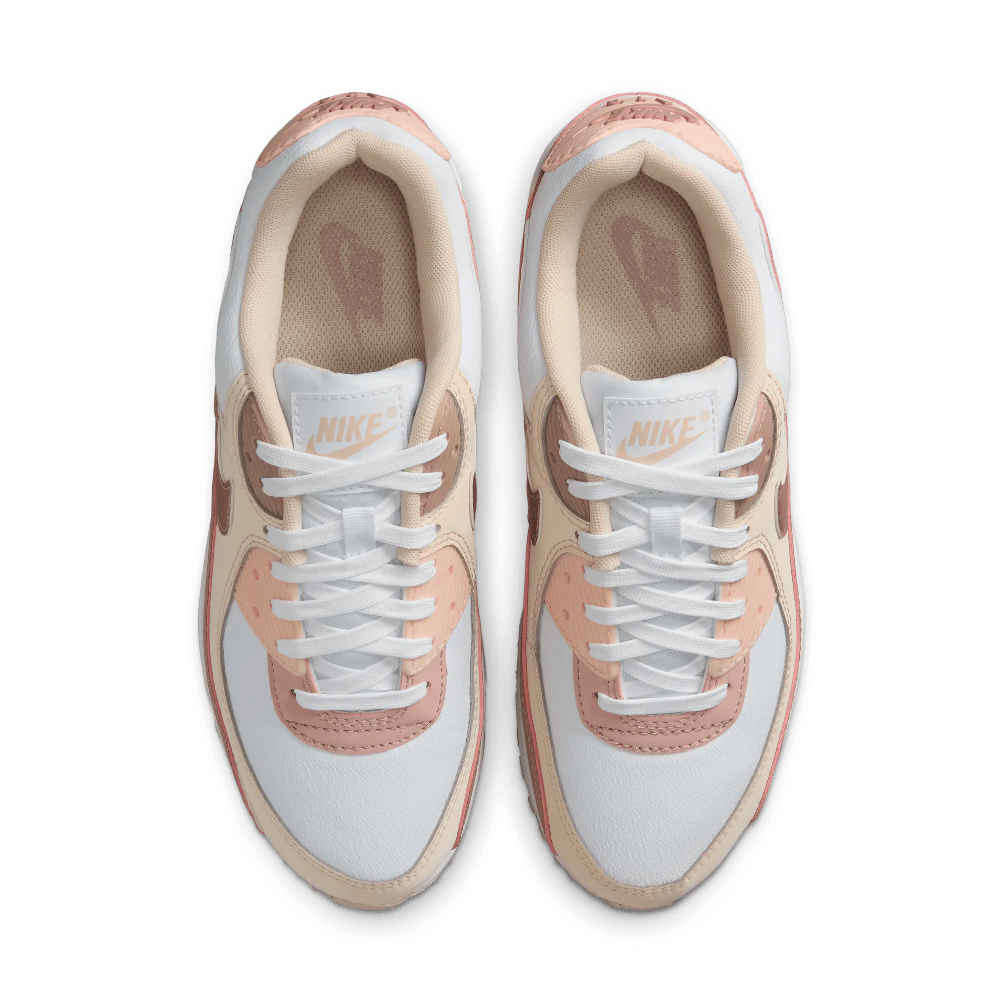 Ultra Cushioned Collar Wmns Air Max 90 Nn Prm 'Velvet Brown Particle Pink'