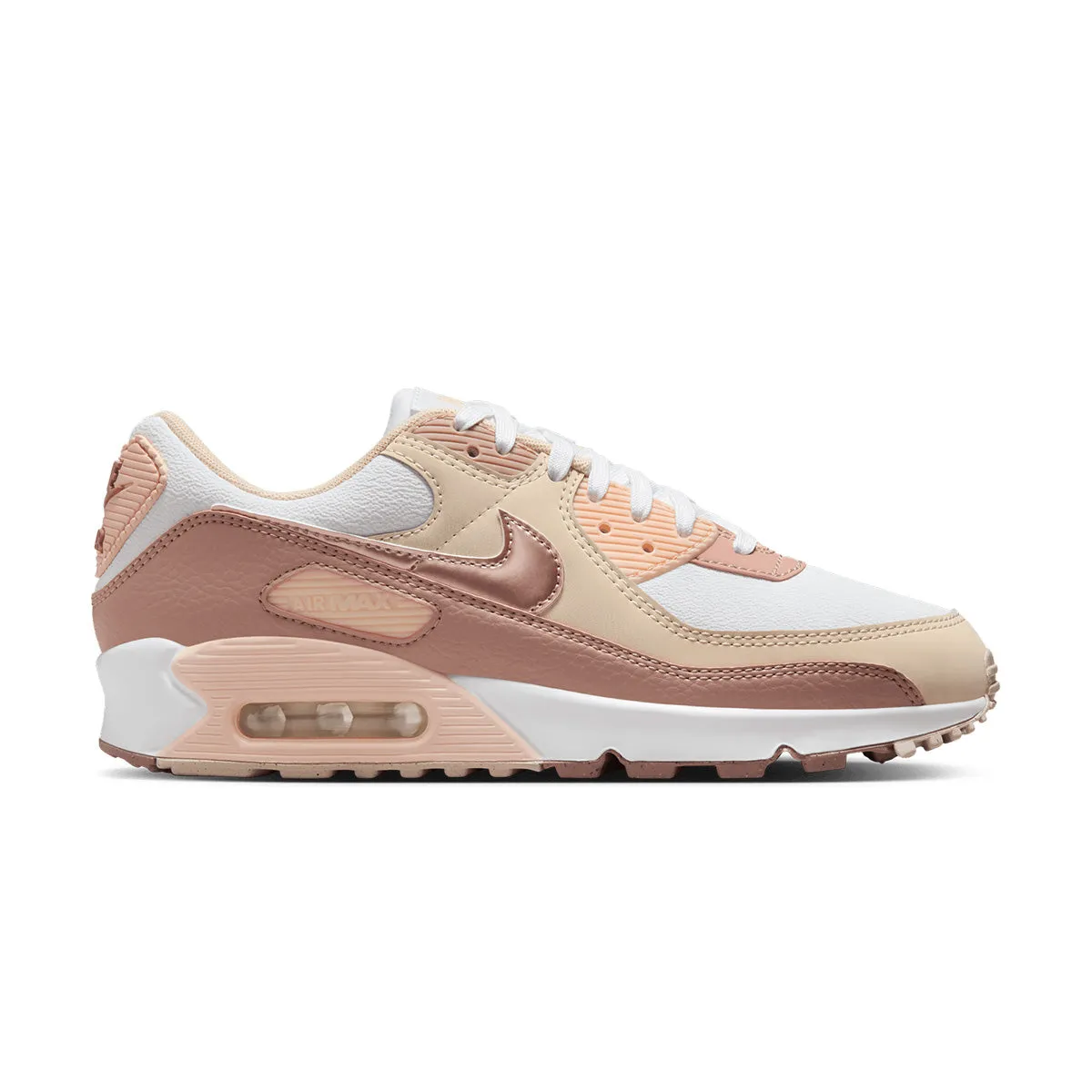 Wmns Air Max 90 Nn Prm 'Velvet Brown Particle Pink' Non - Slip
