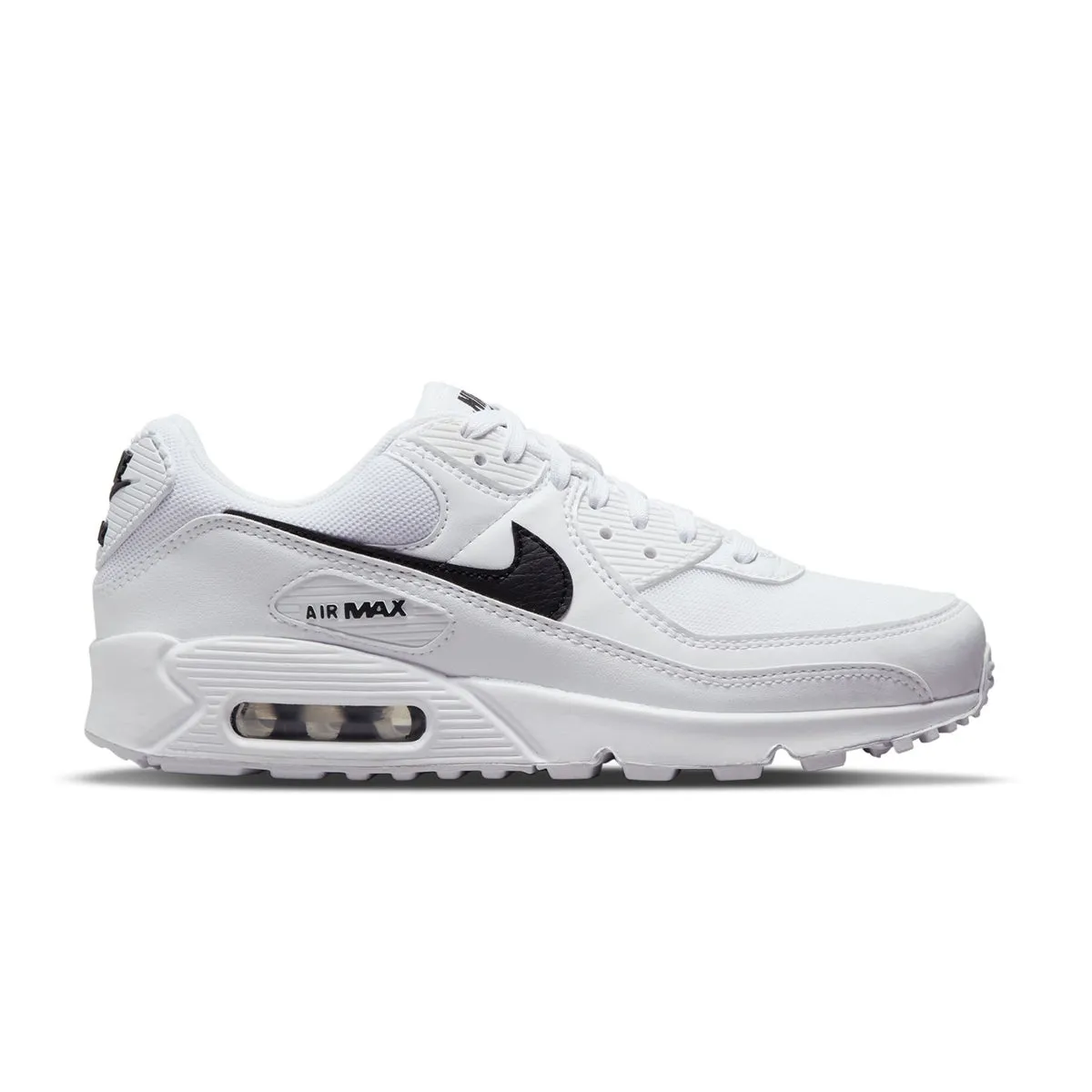 Asymmetric Lacing Wmns Air Max 90 'White Black'