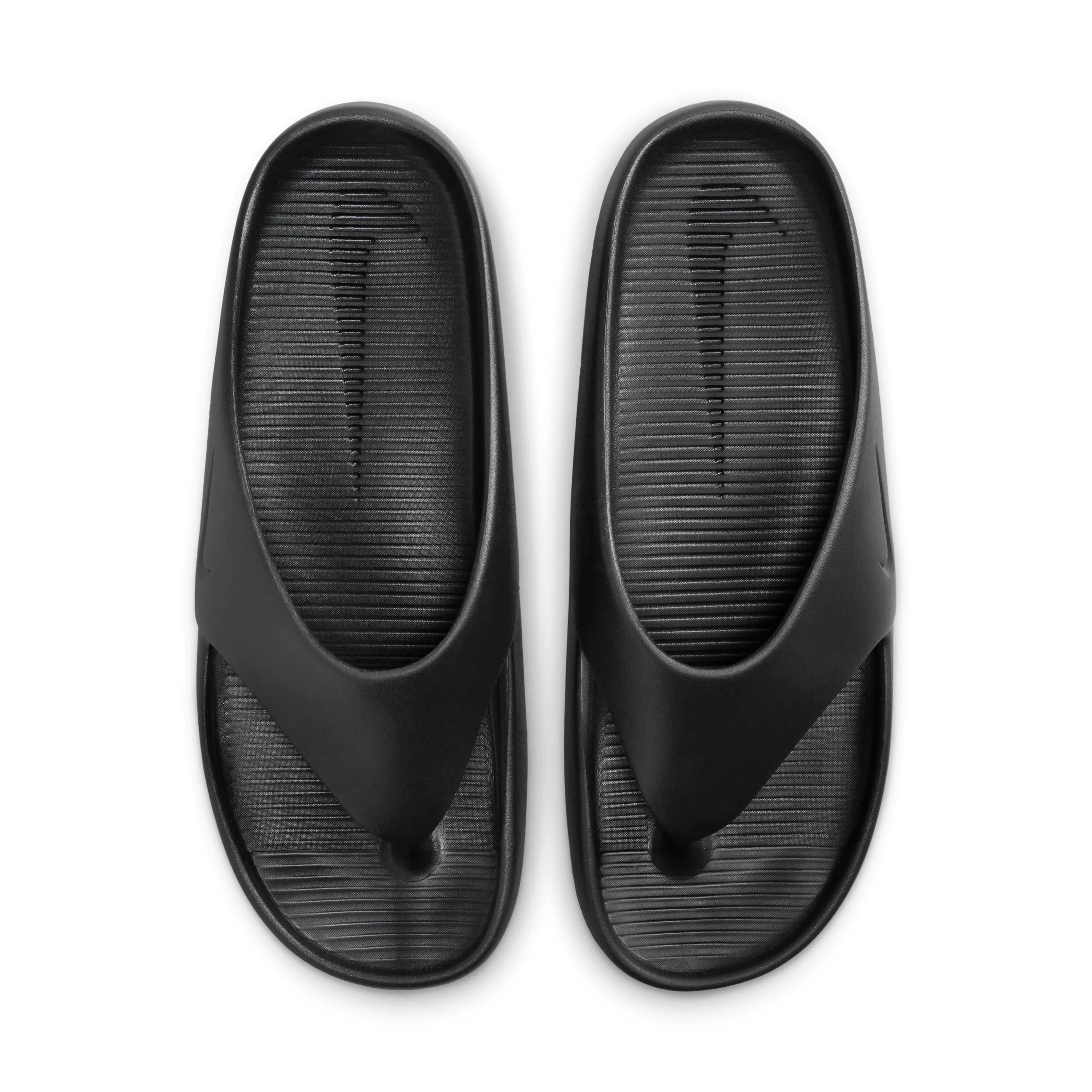 Wmns Calm Flip Flop 'Black' Customizable Fit Vibration Damping Pad