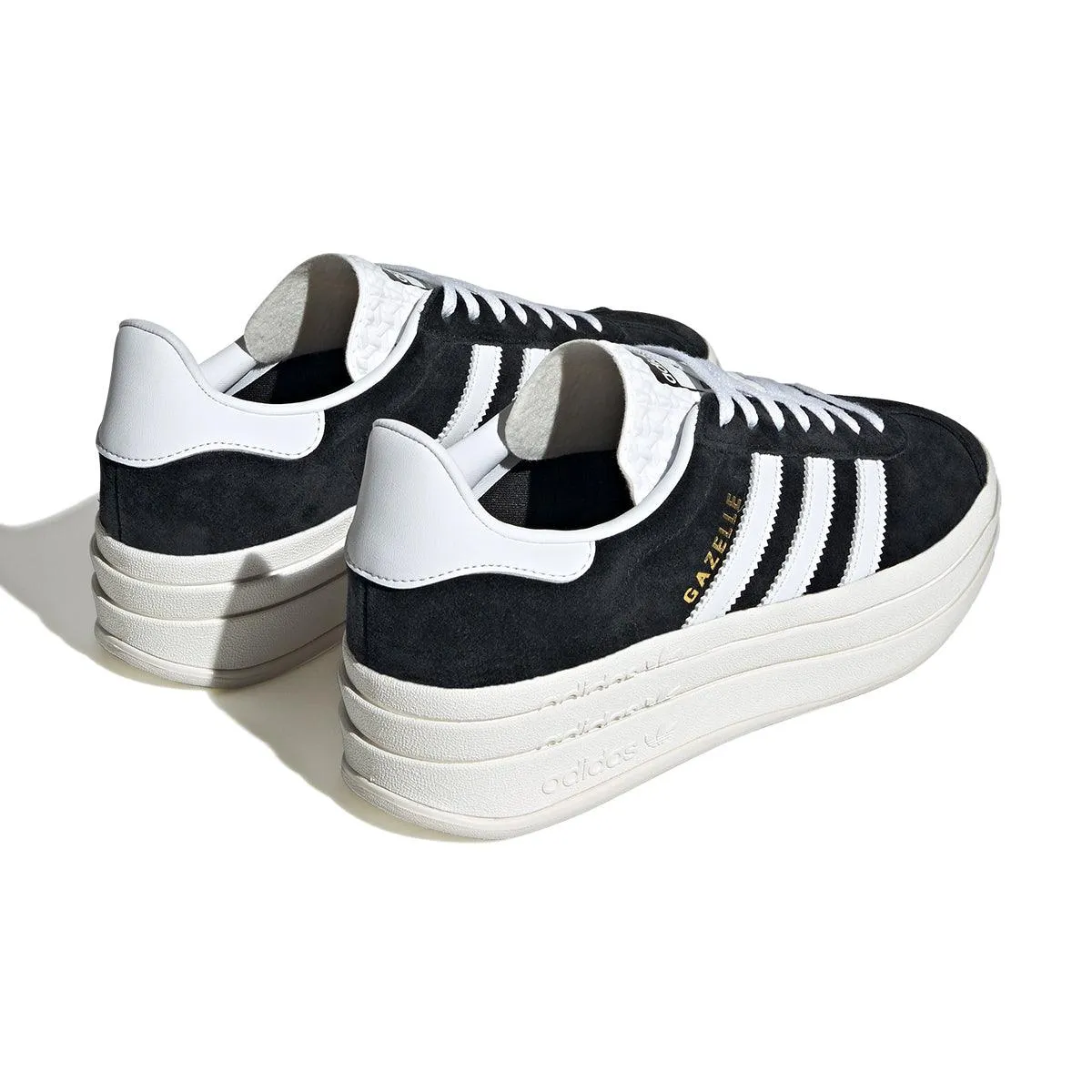 Wmns Gazelle Bold 'Black White' Party - ready