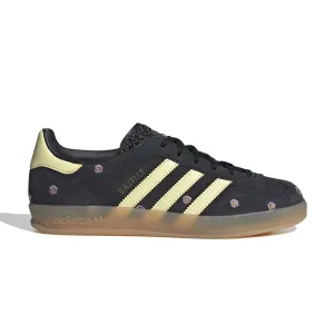 Convenient sensible Wmns Gazelle Indoor 'Black Almost Yellow'