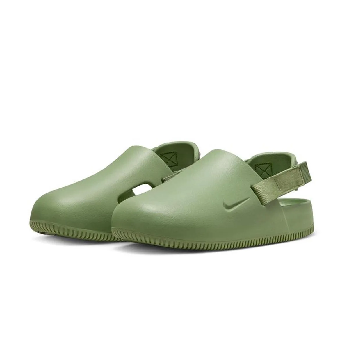 Open-toe Slip Resistant Grooves Wmn's Mule Nike Calm 'Oil Green'