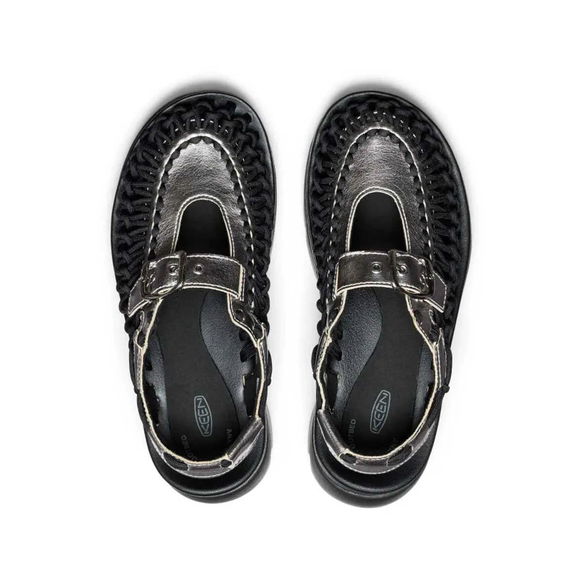 Wmns Platform Uneek Mary Jane 'Silver Black' weekend adventurers' boots