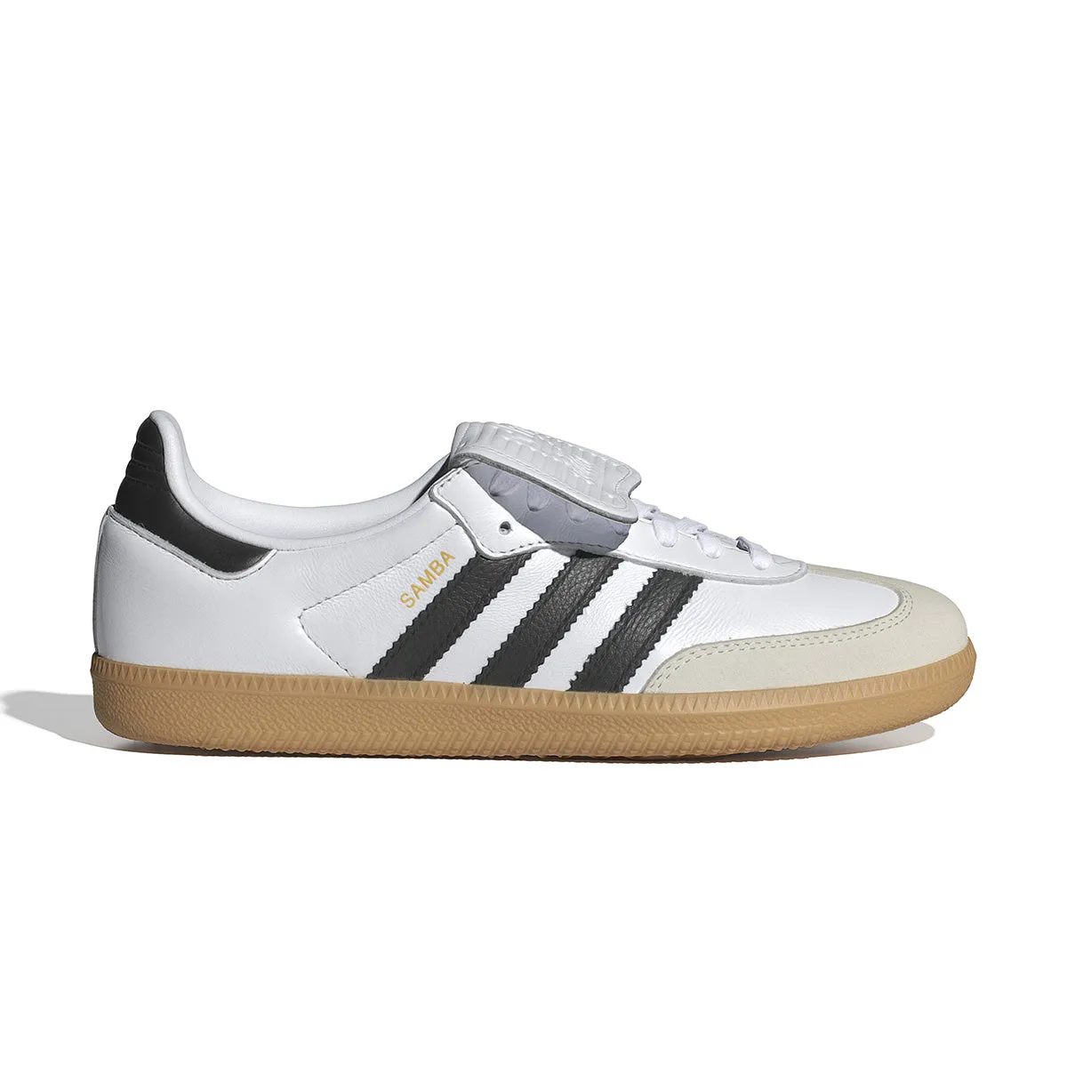 Abrasion Resistant Reinforcements Cushioned lining Wmns Samba LT 'White Black Gold Metallic'
