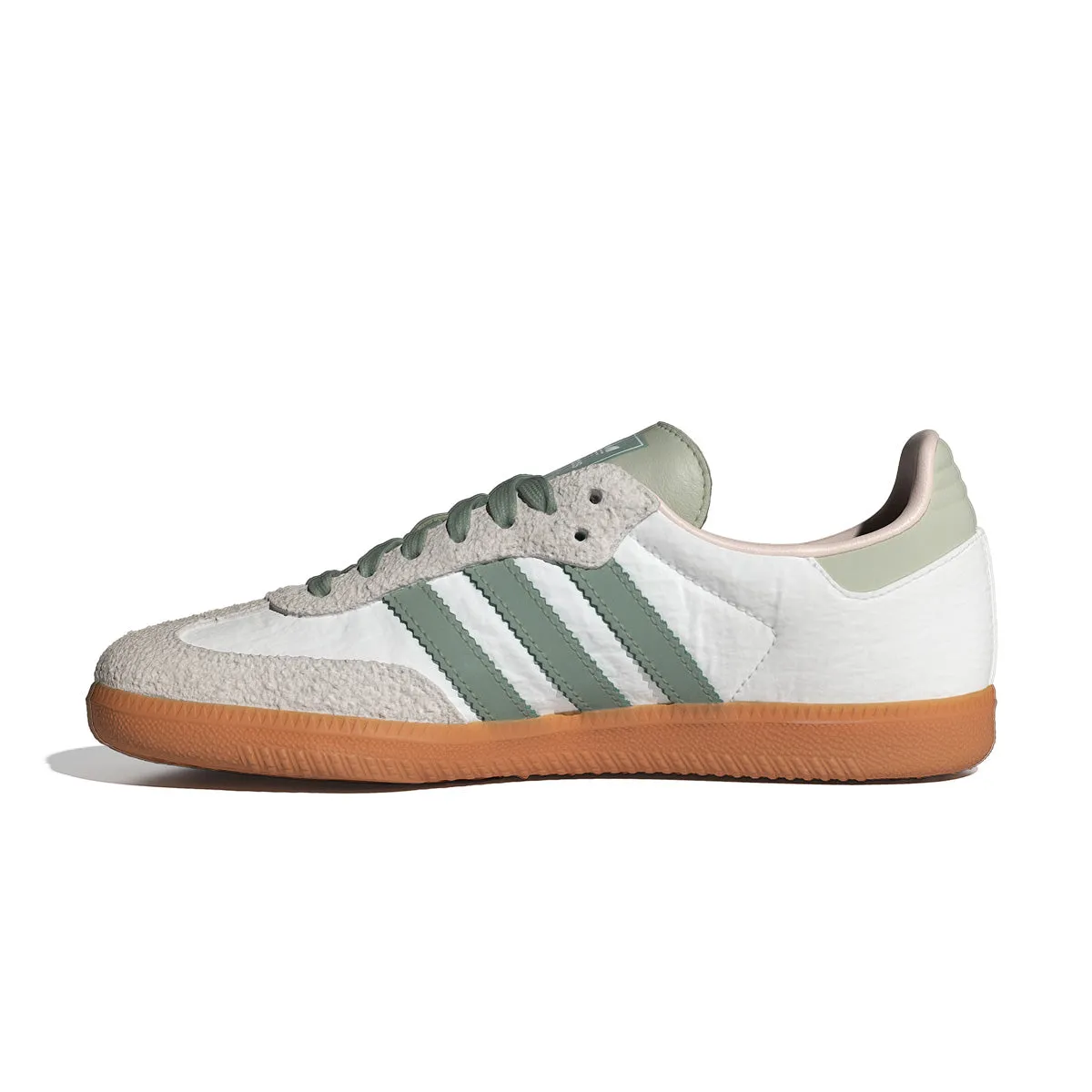 Wmns Samba OG 'White Silver Green' Ultra-soft feel Autumn