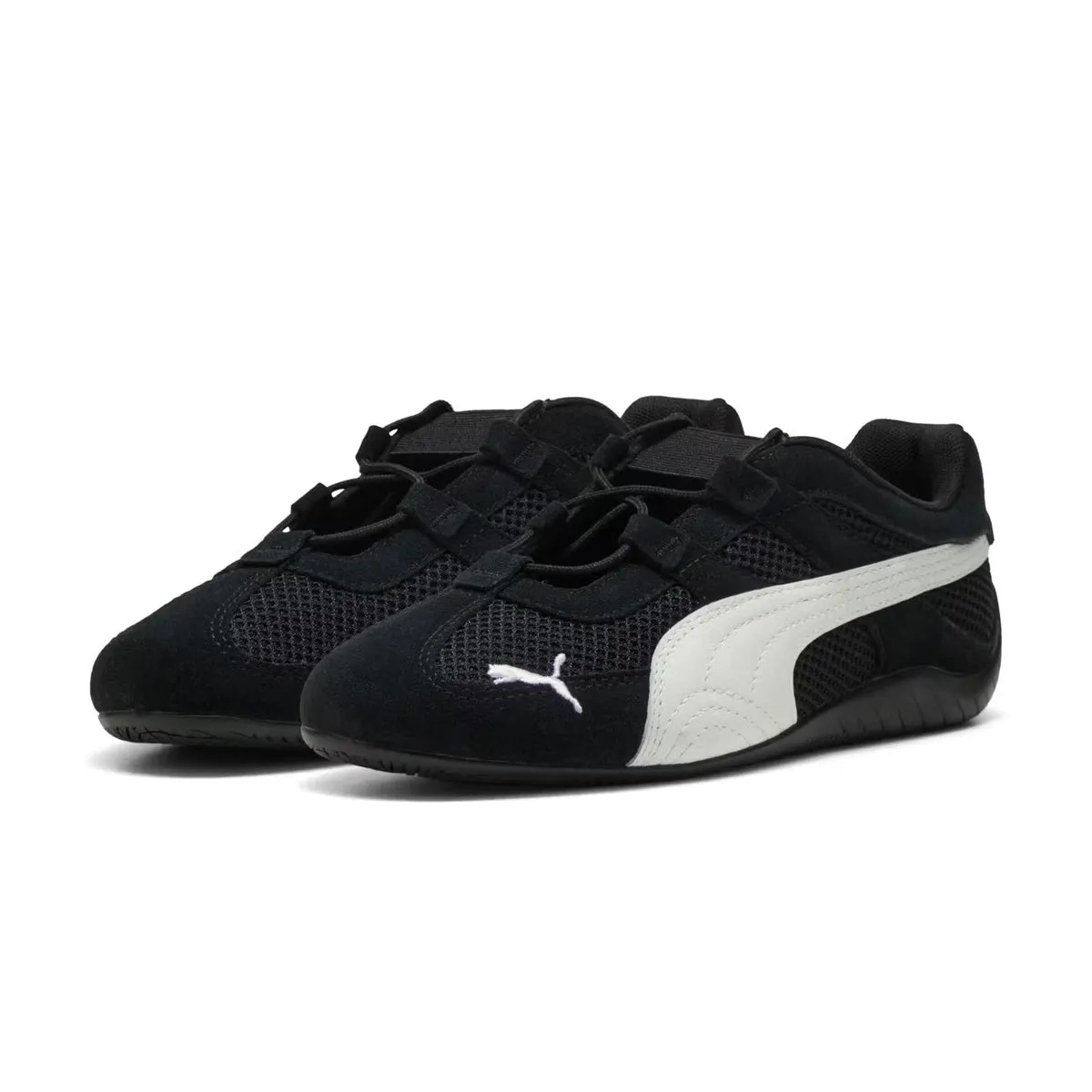 neutral - colors Double Stitch Construction Wmns Speedcat Go 'Black White'