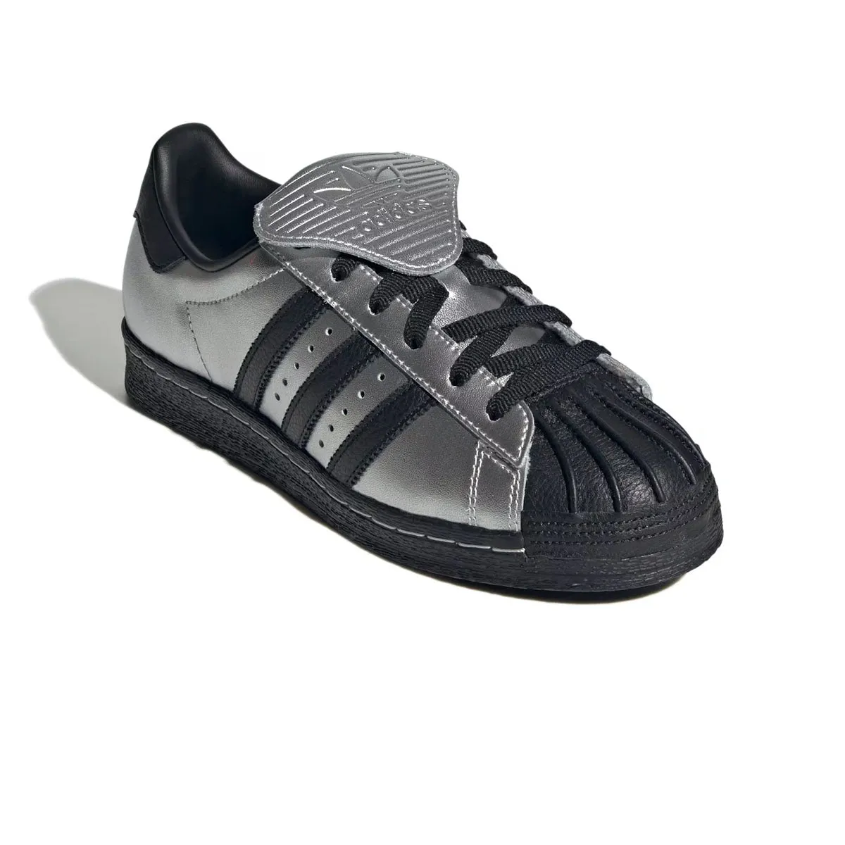 Zero Drop Design professional athletes' gear Wmns Superstar 82 'Metallic Silver Black'