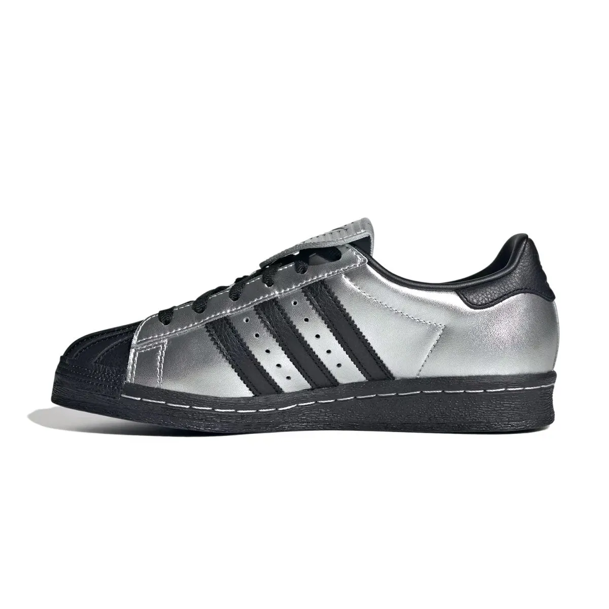 Wmns Superstar 82 'Metallic Silver Black' long - lasting