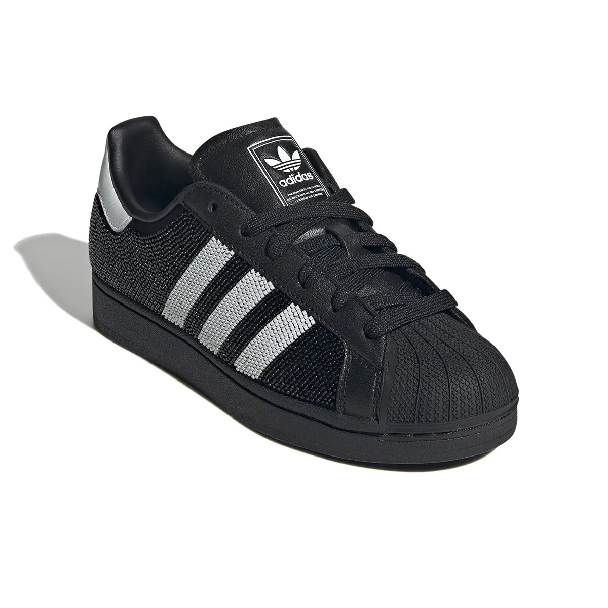 stylish men most cushioned Wmns Superstar 'Beads Black White'