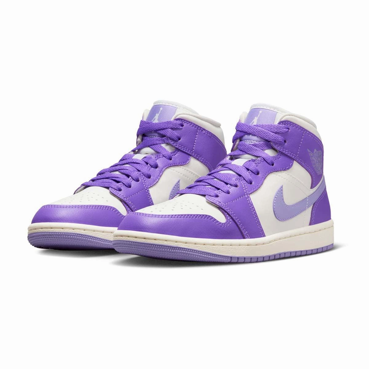 Versatile lining Secure Style Wmns Air Jordan 1 Mid 'Action Grape'