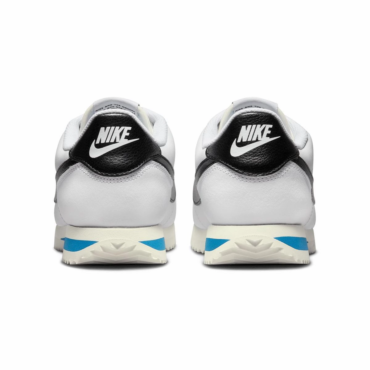 Wmns Cortez 'White Black Light Photo Blue' Bonded Seam Technology