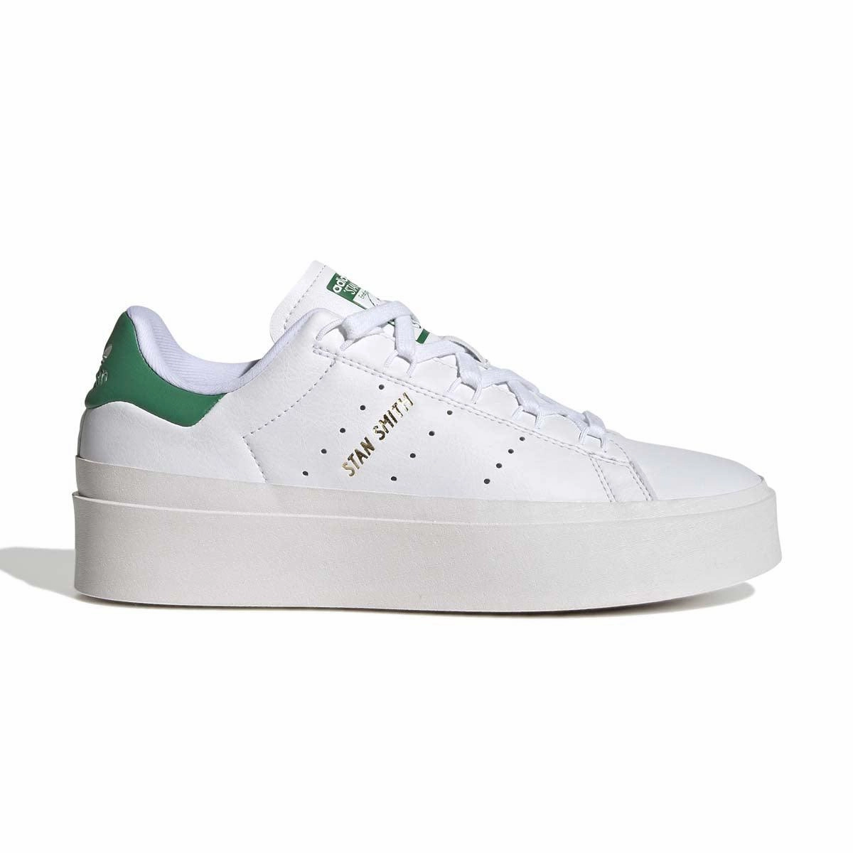 Wmns Stan Smith Bonega 'White Green' Lace Lock Mechanism
