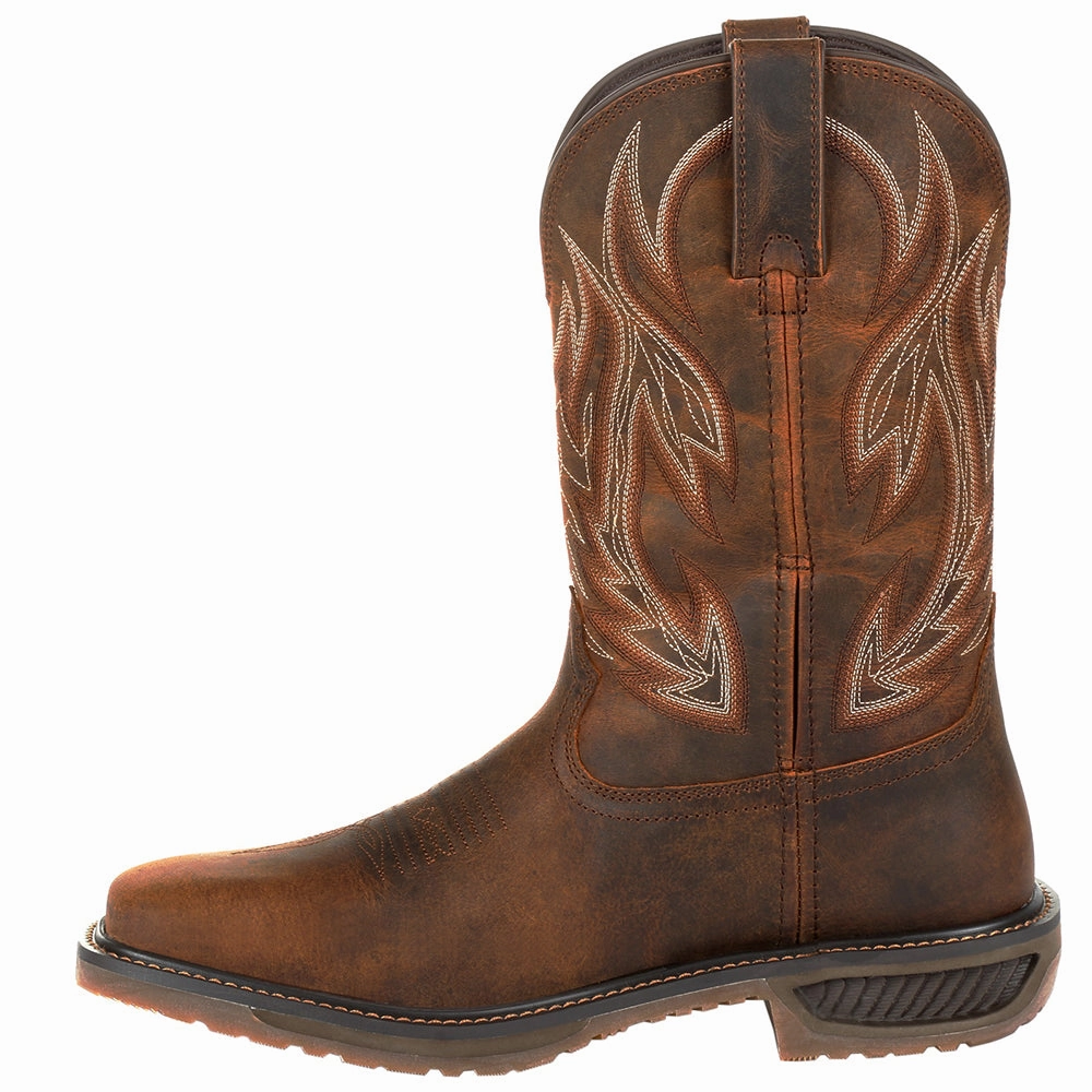 WorkHorse 11 Inch Slip Resistant Soft Toe Work Boots significant