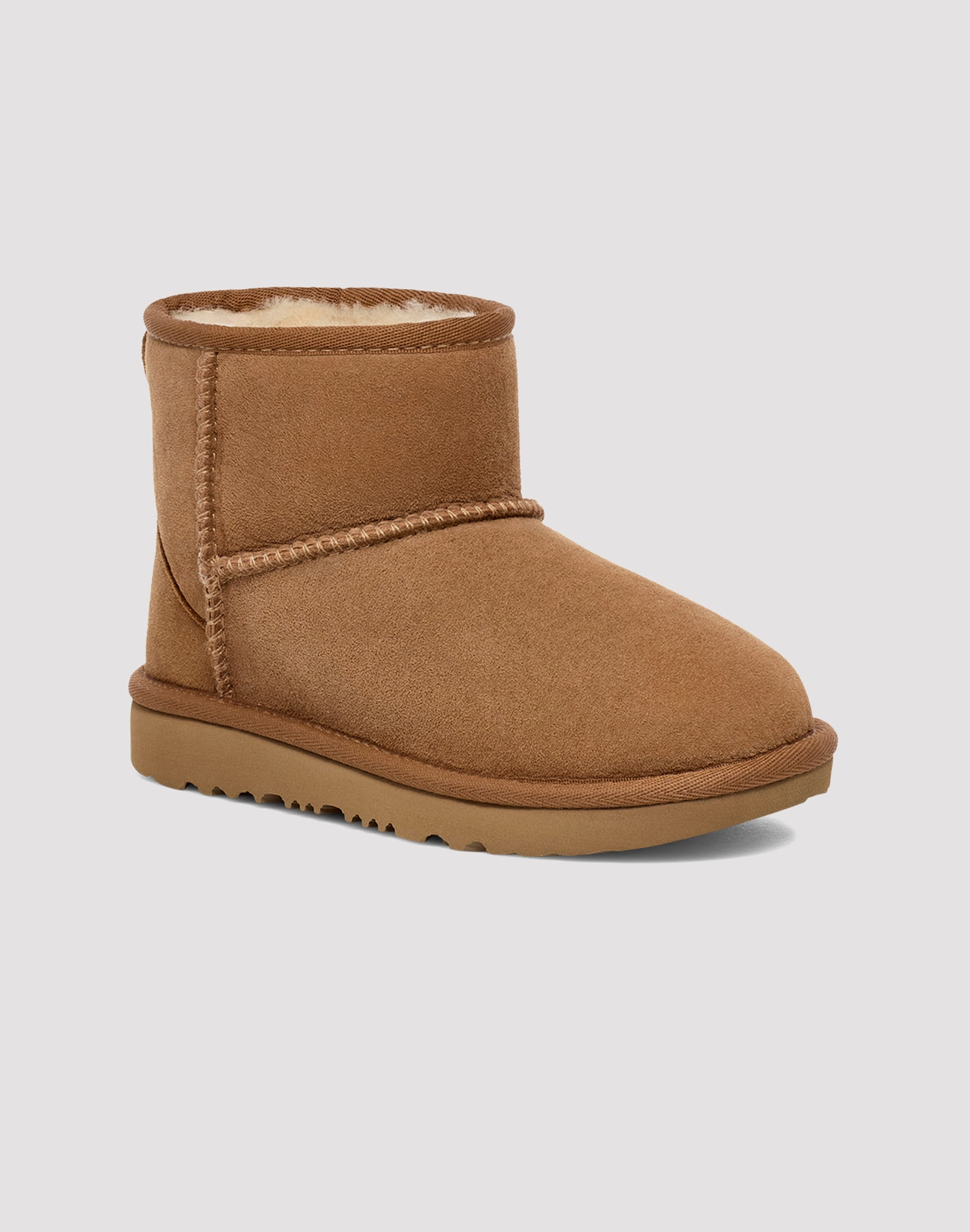Quick Drying Cold Climate Textile Lining UGG Classic Mini II Toddler Girls' "Chestnut" Boot