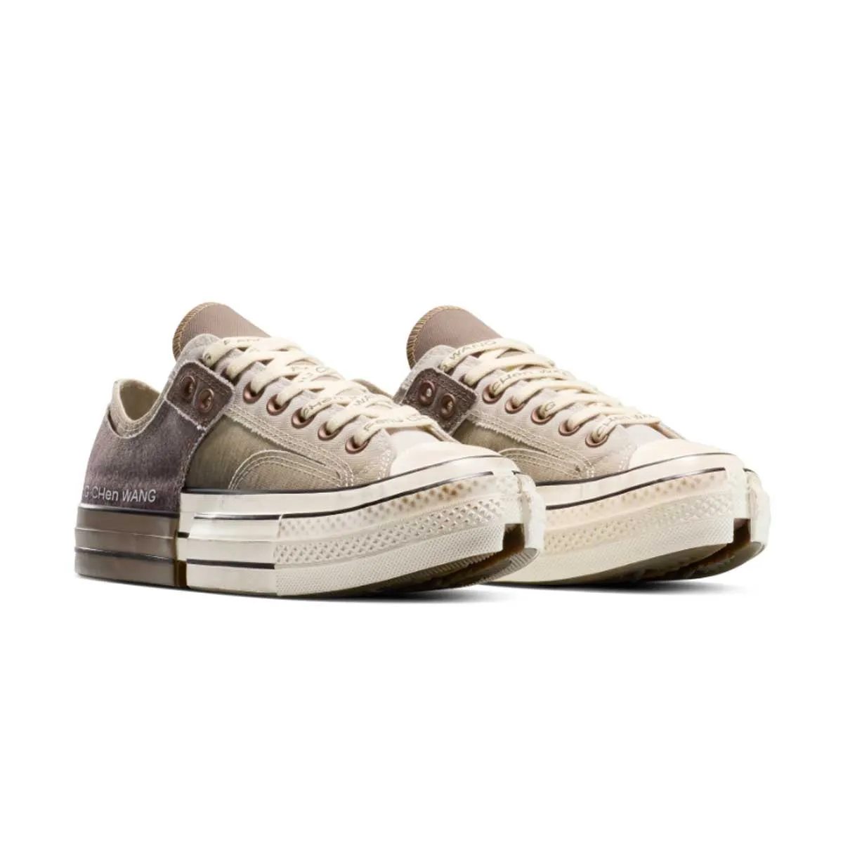 foot function   Feng Chen Wang 2-in-1 Chuck 70 Low Top 'Brown Egret'